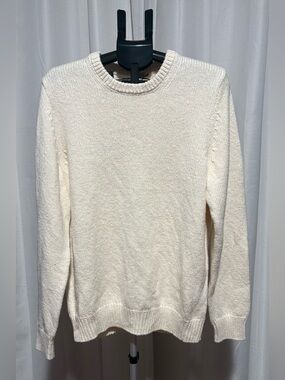 Men’s Faherty The Original Heirloom Cotton Crewneck Sweater Size Large